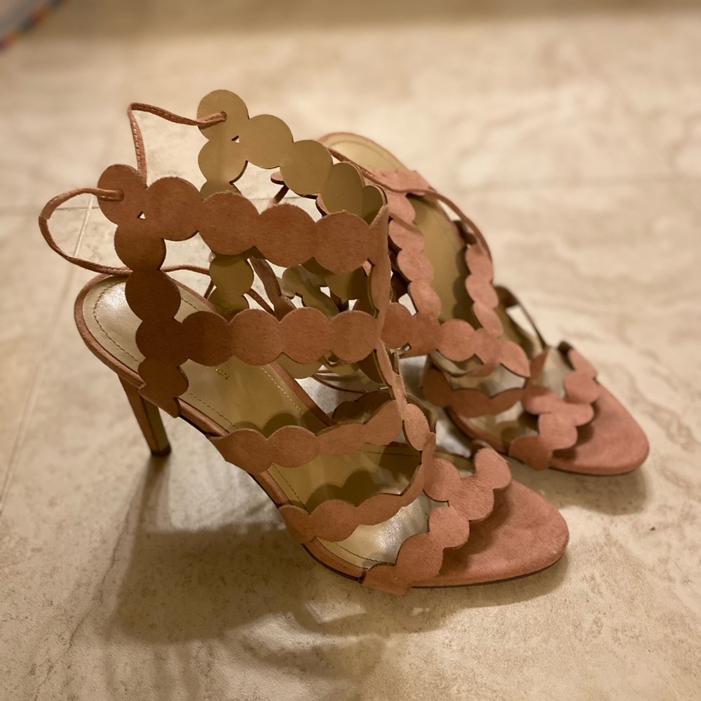 BCBGeneration pink heels.